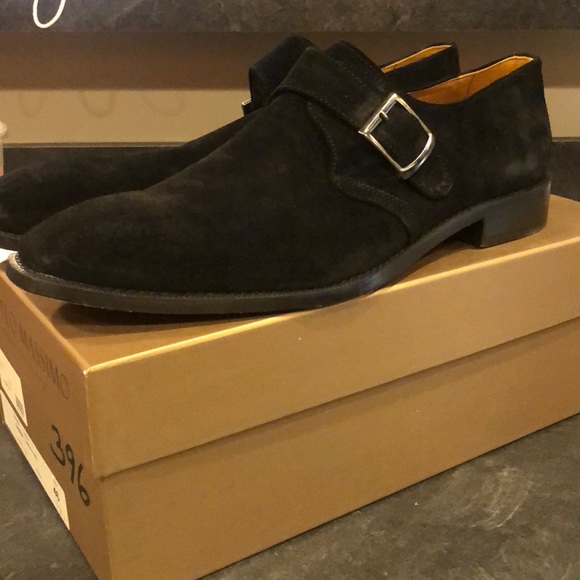Mens Black Suede Dress Shoes main image 5
